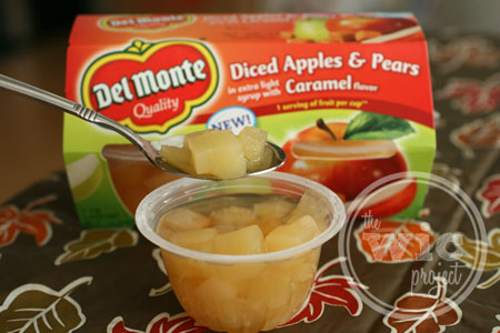 Del Monte Diced Apples & Pears with Caramel flavor