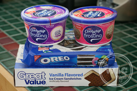 OREO Ice Cream Cake with Cool Whip Frosting Ingredients