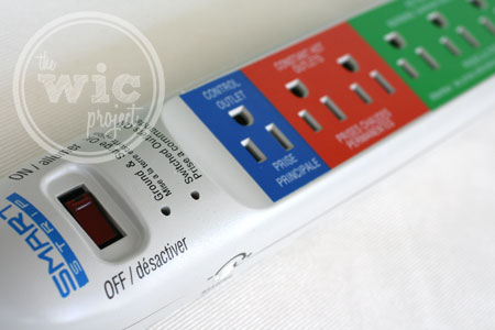 Smart Strip Surge Protector Control & Hot Outlets