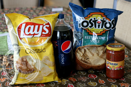 Chips, Salsa, and Drinks