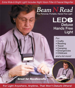 Beam N Read ® LED 6 Deluxe Hands Free Light  