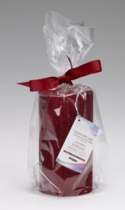 Red Pillar Energizer Flameless Candle