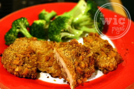 Stuffing-Coated Baked Chicken