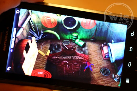 Web-slinger App Augmented Reality