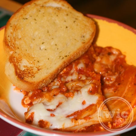 Stouffer's Lasagna New York Texas Toast