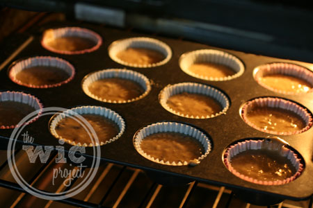 Bake Chocolate Chip Banana Muffins in Oven