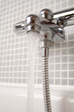 Faucet and tile