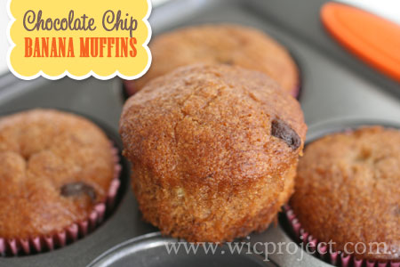Chocolate Chip Banana Muffins