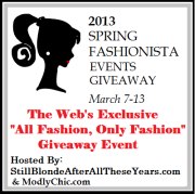 2013 Spring Fashionista Giveaway Event