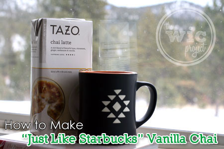 How to Make Starbucks Vanilla Chai Tea Latte