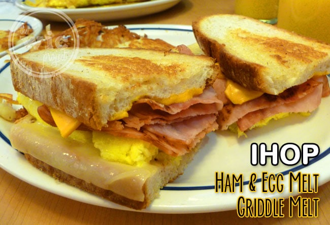 IHOP Ham & Egg Melt Griddle Melts