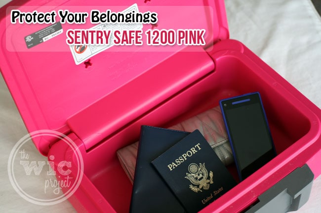 Protect your Belongings with the Sentry Safe 1200 Pink Fire Safe