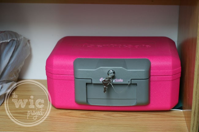 Sentry Safe 1200 Pink Fire Safe