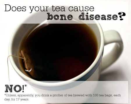Does your tea cause bone disease
