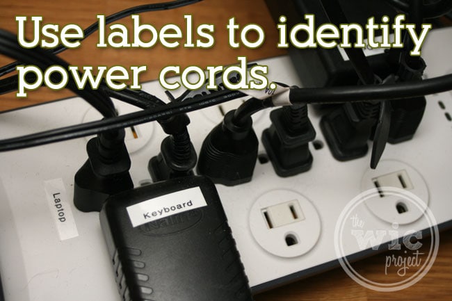 Label Power Cords
