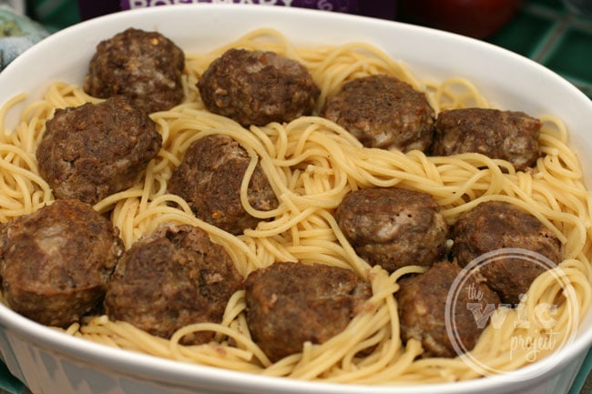 Meatballs on Spaghetti