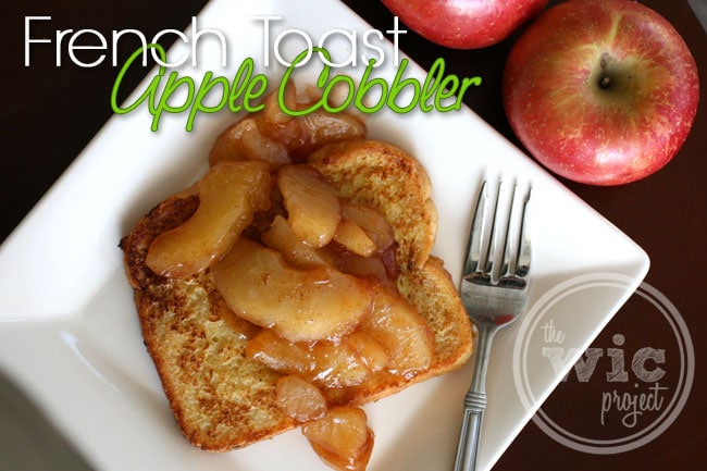 French Toast Apple Cobbler