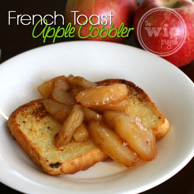 French Toast Apple Cobbler