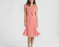 JBS Women's Ruffle Dress - Polka Dot