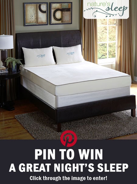 Nature's Sleep Pinterest Contest