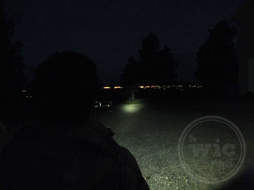 The Energizer Brilliant Beam Headlight lights the way...