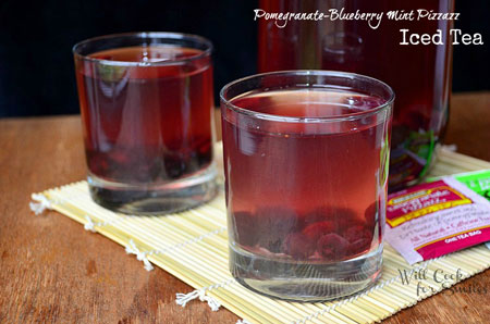 Pomegranate Bluberry Mint Pizzazz Tea