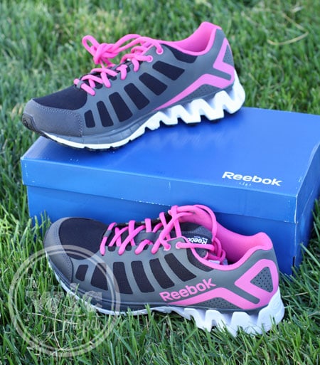 Running with Reebok Zig Kick Shoes from Famous Footwear