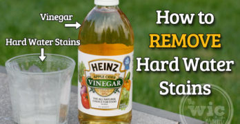 How to Remove Hard Water Stains