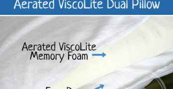 Nature's Sleep Aerated ViscoLite Dual Pillow