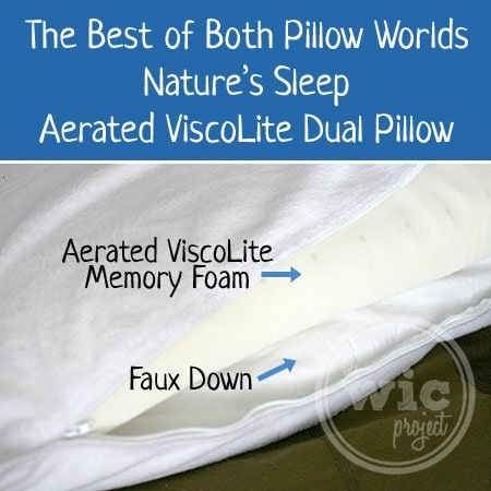 Nature's Sleep Aerated ViscoLite Dual Pillow