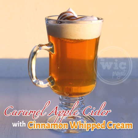 Caramel Apple Spice with Cinnamon Whipped Cream
