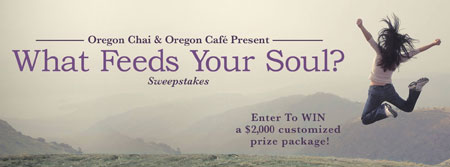 Oregon Chai "What Feeds Your Soul" Giveaway