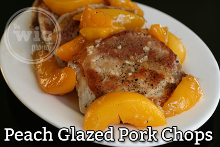 Peach Glazed Pork Chops