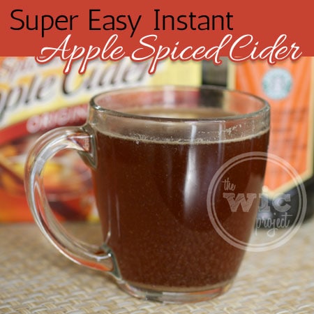 Super Easy Instant Apple Spiced Cider