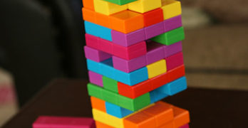 Playing Jenga Tetris