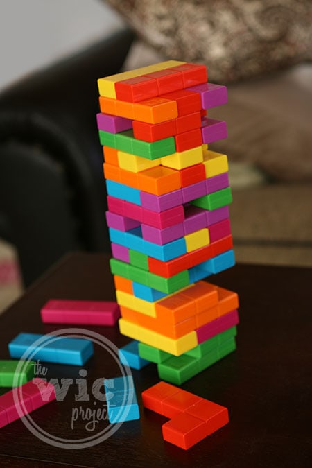 Playing Jenga Tetris