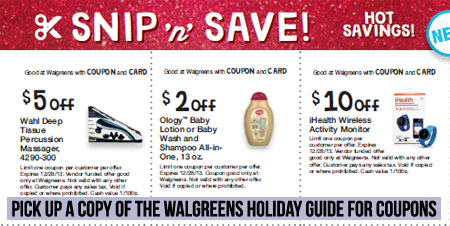 Walgreens Happy & Healthy Holiday Guide Coupons #shop