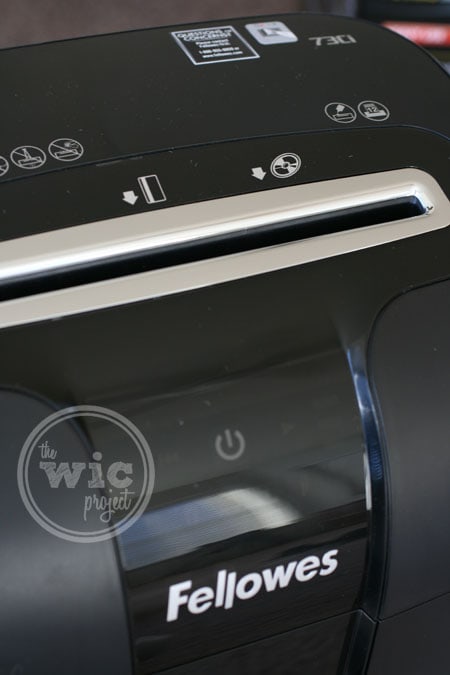 Fellowes 73Ci Paper Shredder Slot