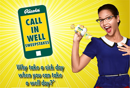 Ricola "Call in Well" Sweepstakes