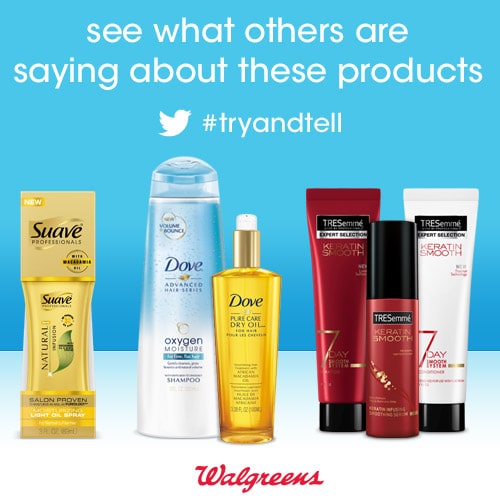 Walgreens Hair Innovation #TryandTell
