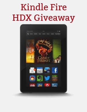 Kindle Fire HDX Giveaway