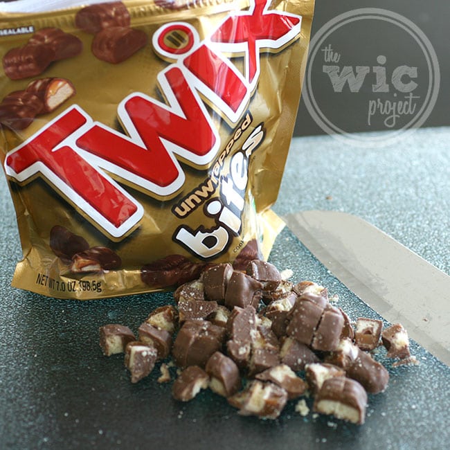 Chopped Twix Bites