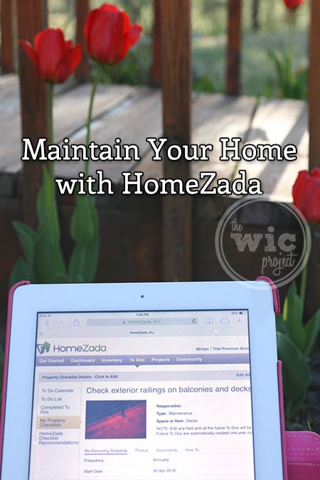 Maintain Your Home with HomeZada