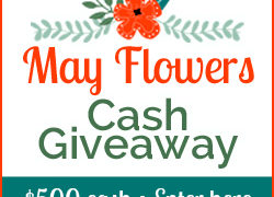 May Flowers Cash Giveaway