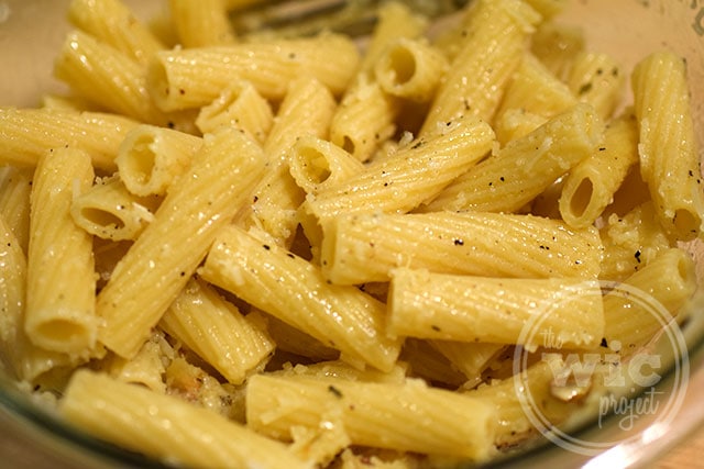 Roasted Garlic and Parmesan Pasta