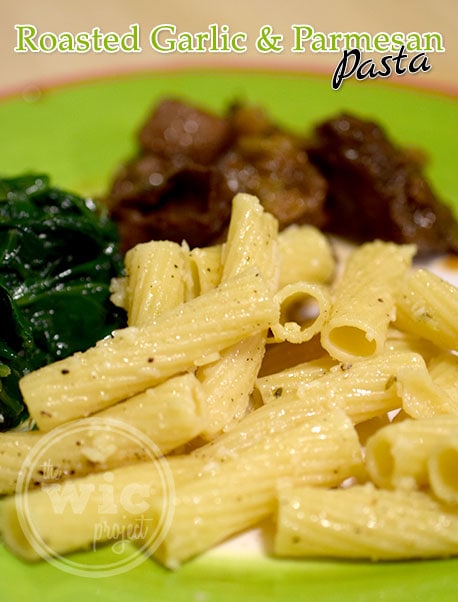 Roasted Garlic and Parmesan Pasta Recipe Pasta Fits