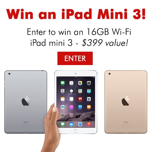 iPad Mini 3 Giveaway