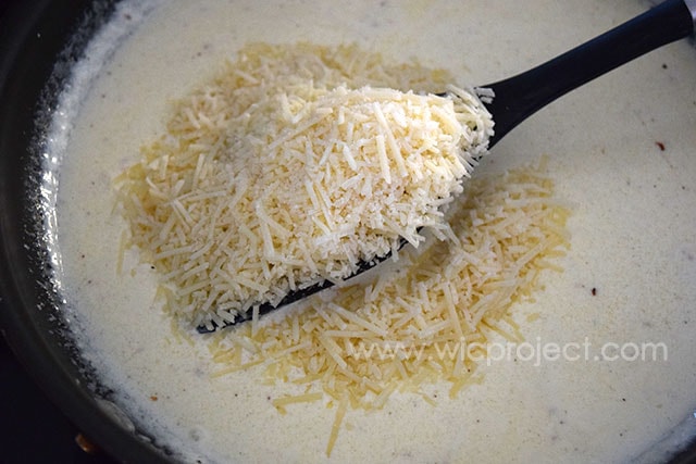 Chicken Apple Alfredo Orecchiette - Parmesan Cheese