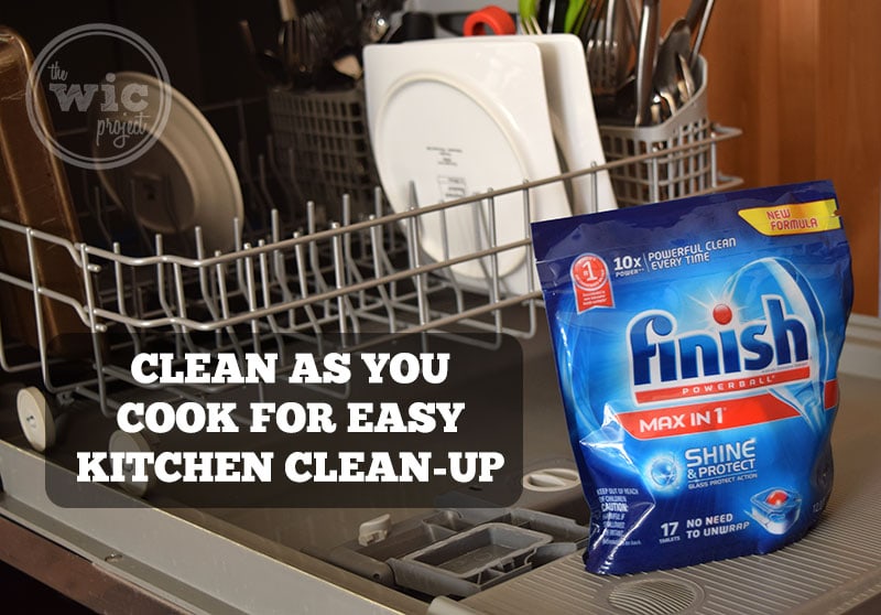 Clean as you cook