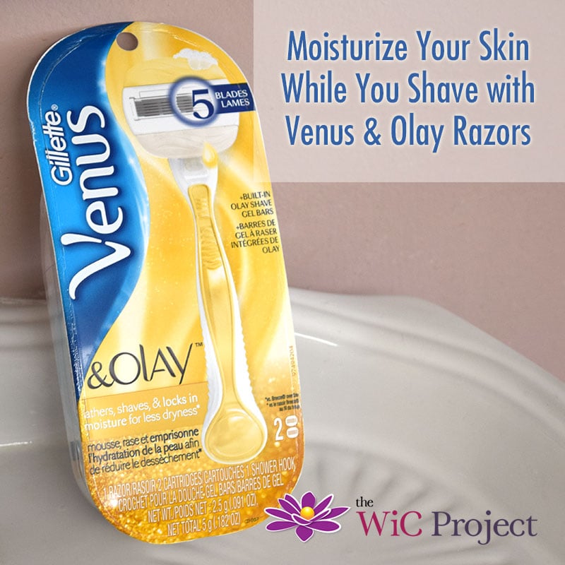 Moistruize While You Shave with Venus & Olay Razors
